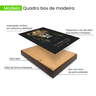 Kit Trio Quadros Decorativo Quarto Sala Leão Frase Religiosa - 3
