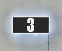 Ver imagem 3 de Placa Led Luminoso Números a Escolher Retangular 60x28 com Rgb