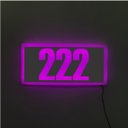 Ver imagem 7 de Placa Led Luminoso Números a Escolher Retangular 60x28 com Rgb