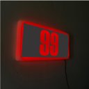 Ver imagem 6 de Placa Led Luminoso Números a Escolher Retangular 60x28 com Rgb