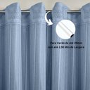 Ver imagem 6 de Cortina Renda c/ Forro Azul Classica Olimpia 3,50x2,20 Alt
