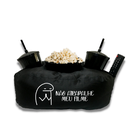 Ver imagem 1 de Almofada Porta Pipoca Casal Não Atrapalhe Meu Filme:Preto
