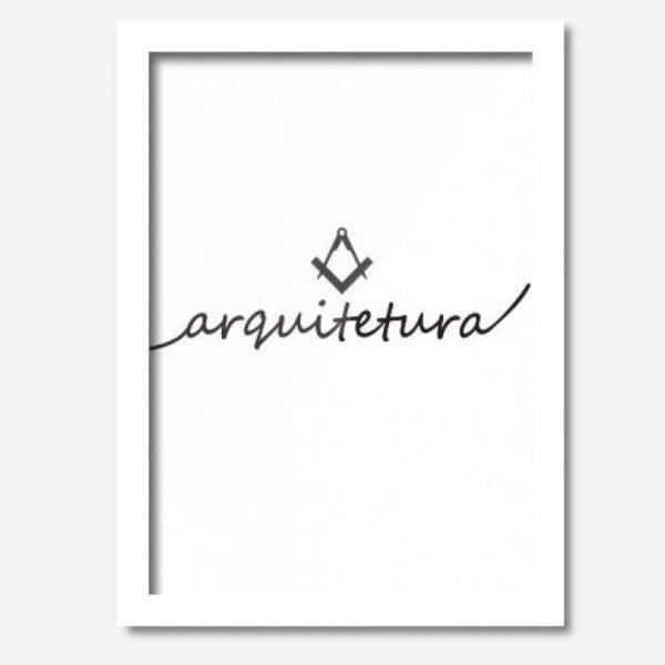 Quadro Decorativo Arquitetura 33cmx24cm Los Quadros - 1