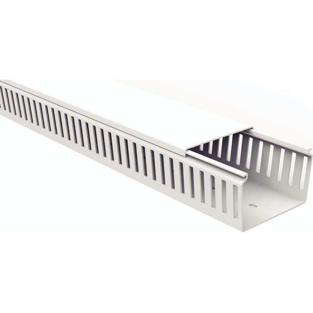 Canaleta para Painel Tramontina Semiaberta Branca 80x50x2000mm Tramontina - 1