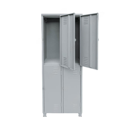 Armário Roupeiro de Aço Vestiário Academia 4 Portas Locker - 2