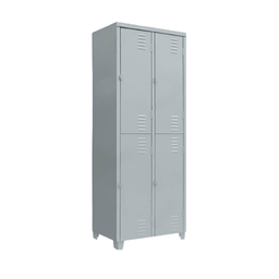 Armário Roupeiro de Aço Vestiário Academia 4 Portas Locker - 1