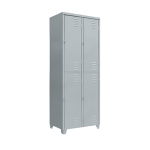 Armário Roupeiro de Aço Vestiário Academia 4 Portas Locker