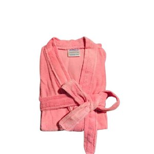Roupão Veludo Adulto 100% Algodão Briza (3008) - M - Rosa
