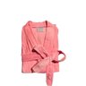 Roupão Veludo Adulto 100% Algodão Briza (3008) - M - Rosa - 1