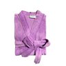Roupão Veludo Adulto 100% Algodão Briza (3008) - M - Lilás - 1