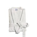 Ver imagem 1 de Roupão Veludo Adulto 100% Algodão Briza (3022) - GG - Branco