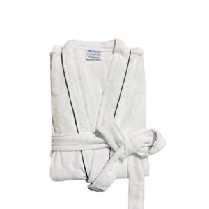 Roupão Veludo Adulto 100% Algodão Briza (3022) - M - Branco