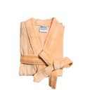 Ver imagem 1 de Roupão Veludo Infantil 100% Algodão Briza (3012) - 6 - Salmão