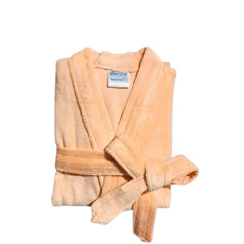 Roupão Veludo Infantil 100% Algodão Briza (3012) - 6 - Salmão