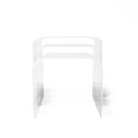 Ver imagem 2 de Conjunto de Mesa Lateral Ninho Tip Acrílico Incolor com 3 Peças