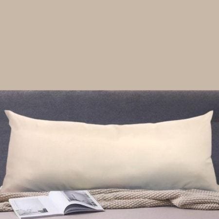 Almofada Decorativa Para Cama Cabeceira Casal Encosto de Dormir Leitura Travesseiro 60X140 Decoração