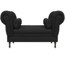 Ver imagem 2 de Recamier Grécia 160x50 Suede Preto - Dominic Decor Grecia