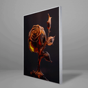 Ver imagem 3 de Quadro Decorativo Flower Rose Crystal Relevo