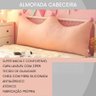 Almofada Decorativa para Cama Casal Cabeceira Box Encosto Lombar Apoio Repouso Decoração Rose Gold C - 2