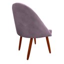 Ver imagem 4 de Cadeira Poltrona Arredondada Suede Rosa Bebê - D'classe Decor