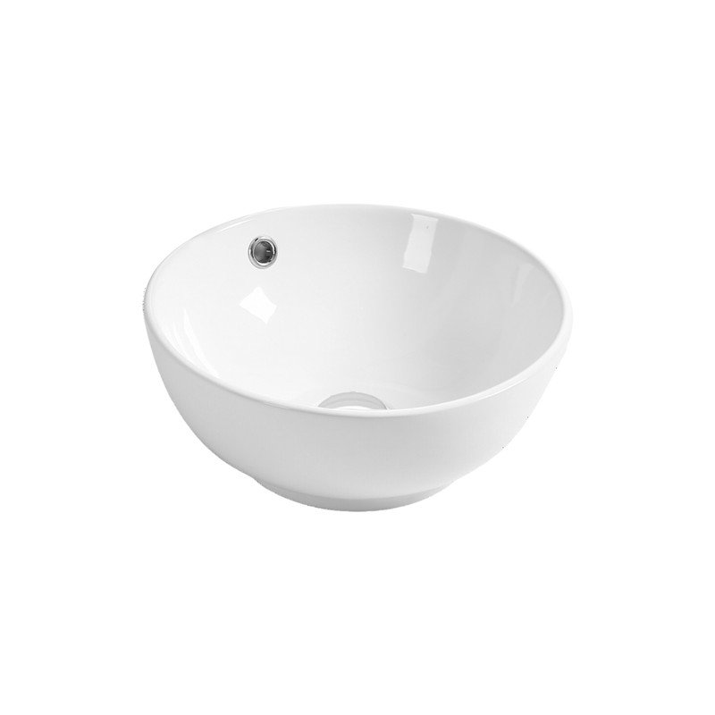Cuba pra Bancada, Banheiro Louça, Valvula Click Inox, 38x38 Mx214 Cor:branco - 1