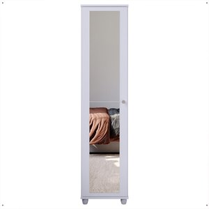 Sapateira Multiuso Vertical Espelhado 4 Prateleira Porta Sapato Organizador Retrô Sala Quarto