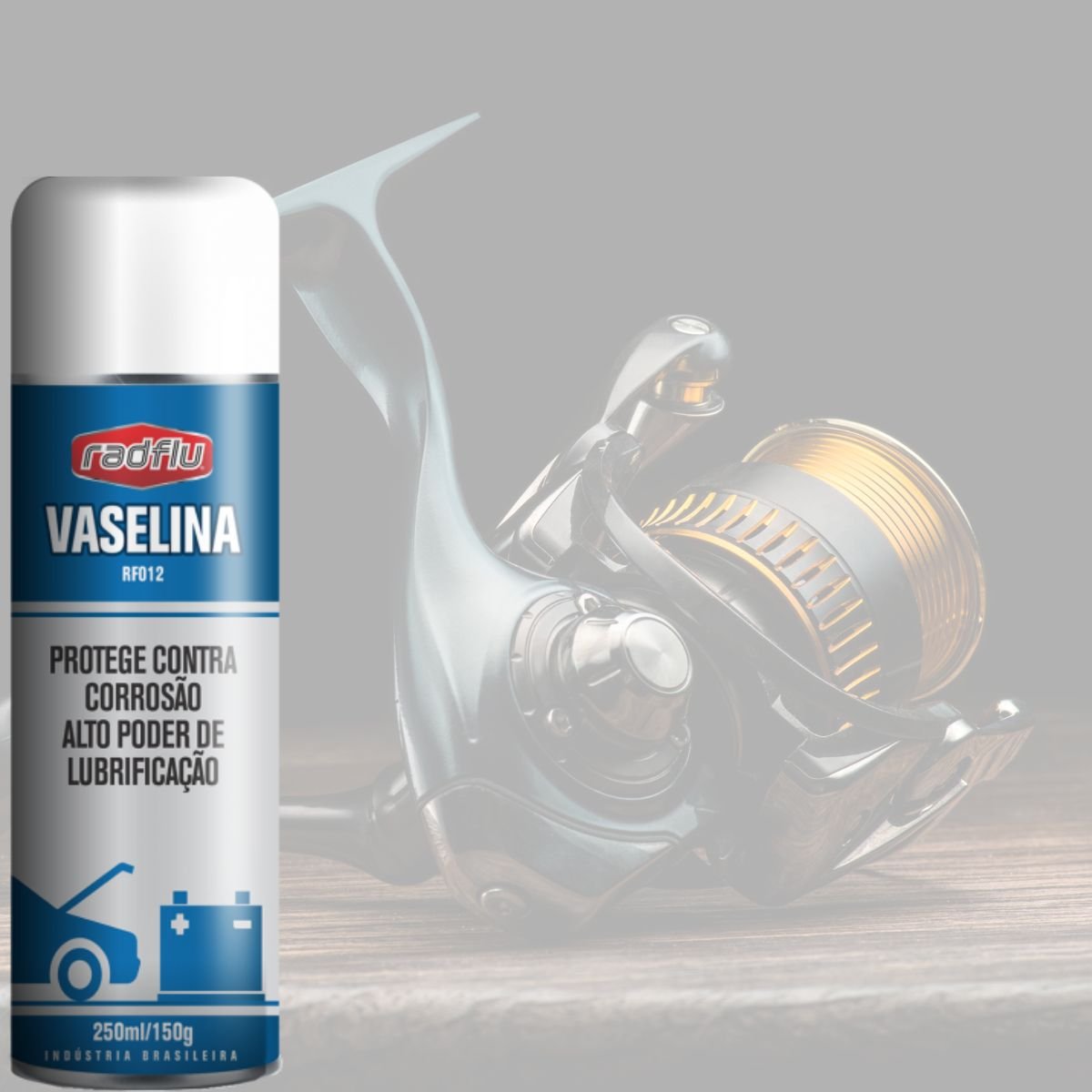 Vaselina Lubrificante Spray Uso Geral 250ml Protege - 5