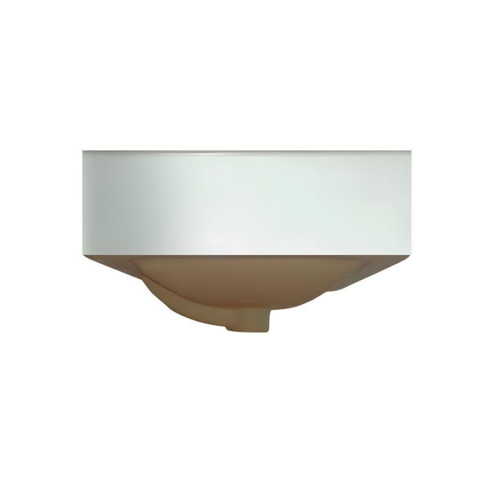 Cuba para Banheiro de Encaixe Kohler Vox Redonda 42x42cm Branca - 4