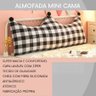 Almofada Infantil Para Cabeceira Mini Cama Casinha Beliche Montessori Com Zíper 60X70 Decoração Xadr - 2