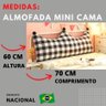 Almofada Infantil Para Cabeceira Mini Cama Casinha Beliche Montessori Com Zíper 60X70 Decoração Xadr - 3