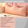 Almofada Infantil Para Cabeceira Mini Cama Casinha Beliche Montessori com Zíper 60X70 Decoração Rose - 2