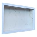 Ver imagem 3 de Nicho Porcelanato para Banheiro Branco Santorine 60x32cm
