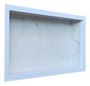 Ver imagem 3 de Nicho Porcelanato para Banheiro Branco Santorine 60x32cm