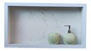 Ver imagem 1 de Nicho Porcelanato para Banheiro Branco Santorine 60x32cm