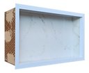 Ver imagem 7 de Nicho Porcelanato para Banheiro Branco Santorine 60x32cm