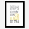 Quadro Decorativo Frases Cerveja 33cmx24cm Los Quadros - 1