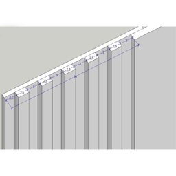 Cabeceira Queen 3,0m e 2 Mesas Gaveta e Nicho Mdf sob Medida Cor:titânio - 7