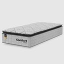 Ver imagem 1 de Colchão Solteiro Comfort Class Pillow Top 28x88x188cm - Branco - e-Shop Casa