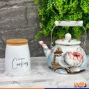 Ver imagem 2 de Chaleira Esmaltada Floreal Paris Torres Eiffel Elegance Branca 2,5L Aço - Wp Connect