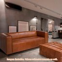 Ver imagem 3 de Sofá Milana 3 Lugares Couro Caramelo 228cm - 69989