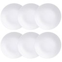 Ver imagem 1 de Kit 6 Pratos Rasos Porcelana Leonora Tramontina 25cm Branco Mesa Posta Cozinha Restaurante