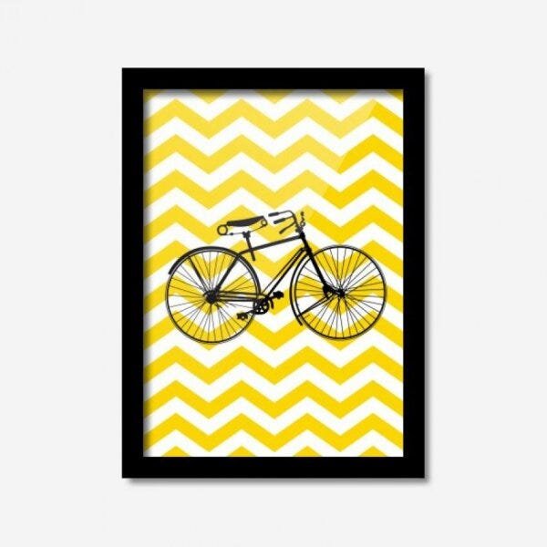 Quadro Decorativo Bicicleta Retro 33cmx24cm Los Quadros - 2
