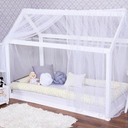 Mosquiteiro para Cama Montessoriana Tule Branco 2,00 x 1,70 - 1