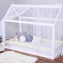 Ver imagem 1 de Mosquiteiro para Cama Montessoriana Tule Branco 2,00 x 1,70