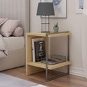 Ver imagem 3 de Mesa de Cabeceira 45,2cm com Prateleira e Nicho Infinity 2050 Genialflex