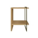 Ver imagem 1 de Mesa de Cabeceira 45,2cm com Prateleira e Nicho Infinity 2050 Genialflex