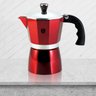 Cafeteira Italiana 2 Xícaras 100ml Burgundy Berlinger Haus Chaleira Bule Café Chá Cafezinho Coffe - 3