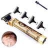 Máquina Aparador Cabelo Pelo Barba Vintage T9 Buda Portátil sem Fio Bateria Recarregável USB 110V/22 - 1