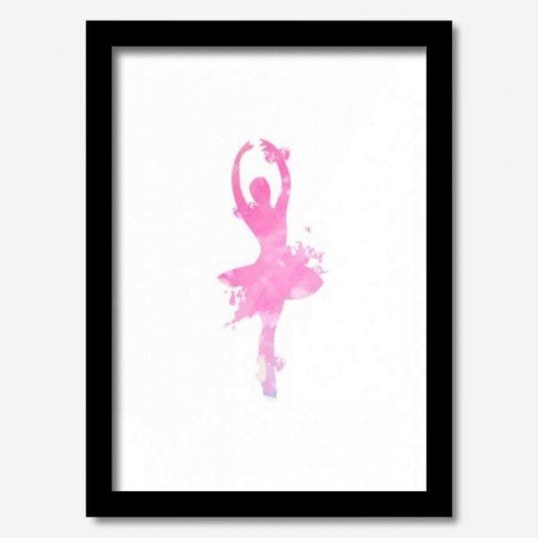 Quadro Decorativo Bailarina 33cmx24cm Los Quadros - 1