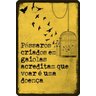 Adesivo Decorativo de Parede Frase Pássaros - 1